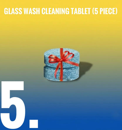 6-in-1 Car Cleaning Bundle – Long Handle Brush, Cleaning Brush mini, AC Vent Cleaner, Microfiber Duster Cloth, Glass Wash Tablets & Mini Dustbin Kit